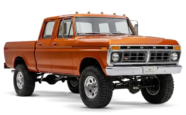 Restored Classic Ford F‑350 Crew Cab