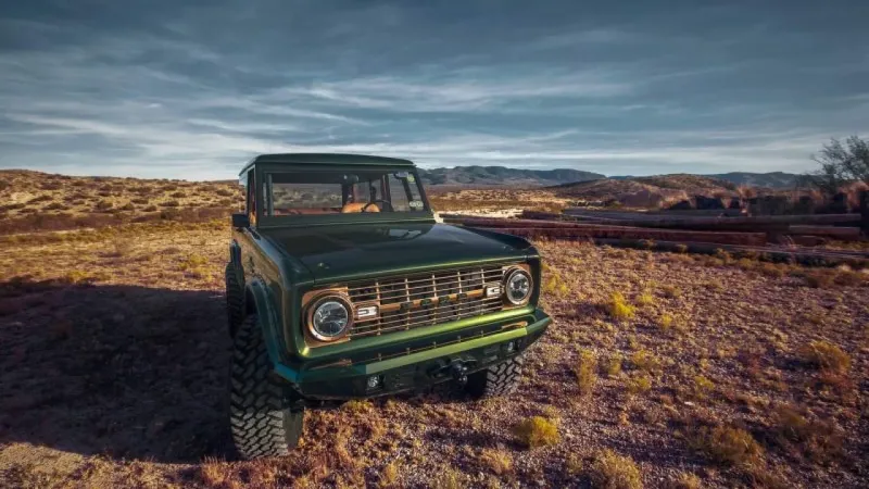 1976 Classic Ford Bronco front environmental