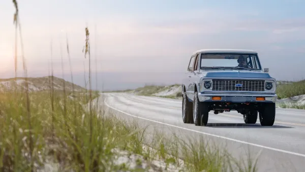 Velocity Signature Chevrolet Blazer Driving On Beach