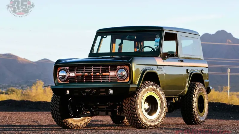 Trick Pony Velocity Restorations Crafts A Rugged And Refined 76 Bronco 10 Of 13