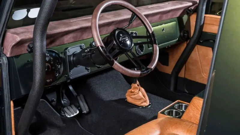 1976 Classic Ford Bronco steering wheel