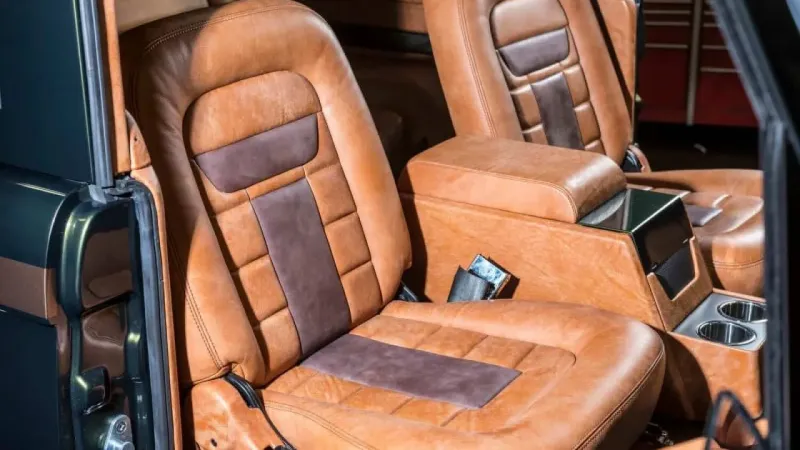 1976 Classic Ford Bronco passenger interior