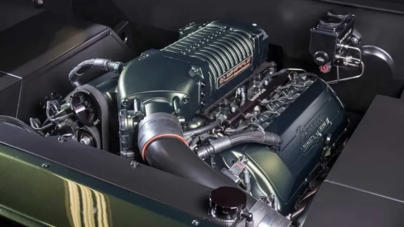 1976 Classic Ford Bronco engine 3