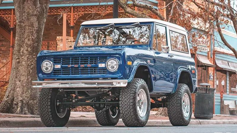 Exterior of Classic Ford Bronco