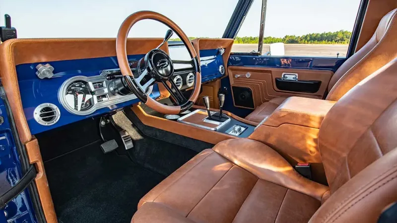 Interior of a recent Velocity Restoration build