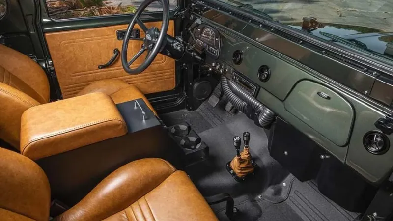 Interior details from a rugged Velocity Restorations restomod project. 
