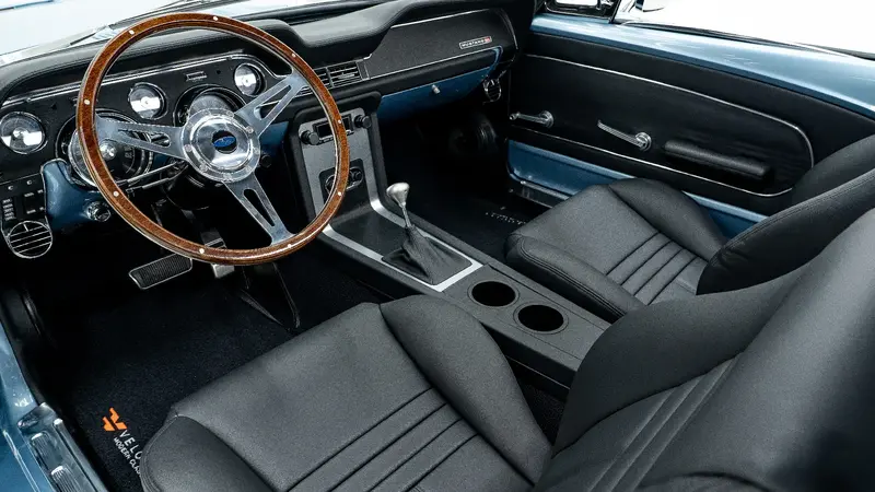 1968 Brittany Blue Mustang 10