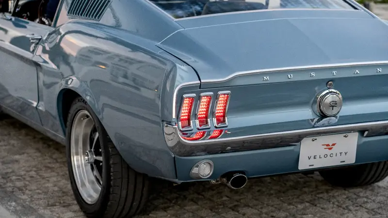 1968 Brittany Blue Mustang 21