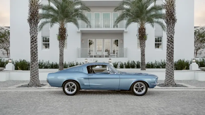 1968 Brittany Blue Mustang 24