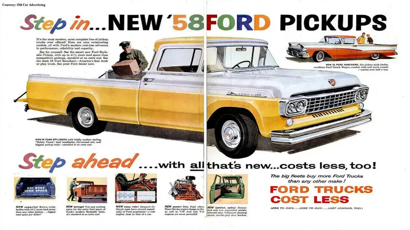 Legacy Of The Ford F100 1958 Ford F100