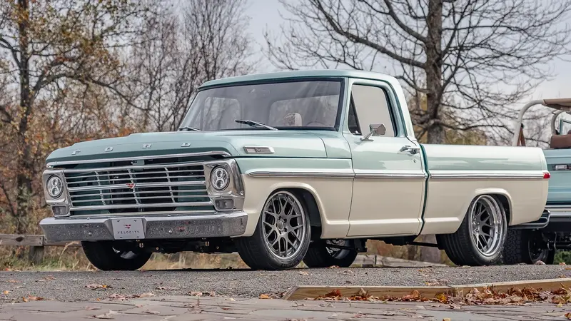 5 1971 Styleside Ford F100 Pickup Built By Velocity