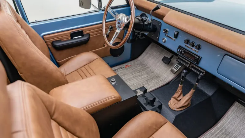 Nostalgia Built Right - '72 Brittany Blue Classic Ford Bronco