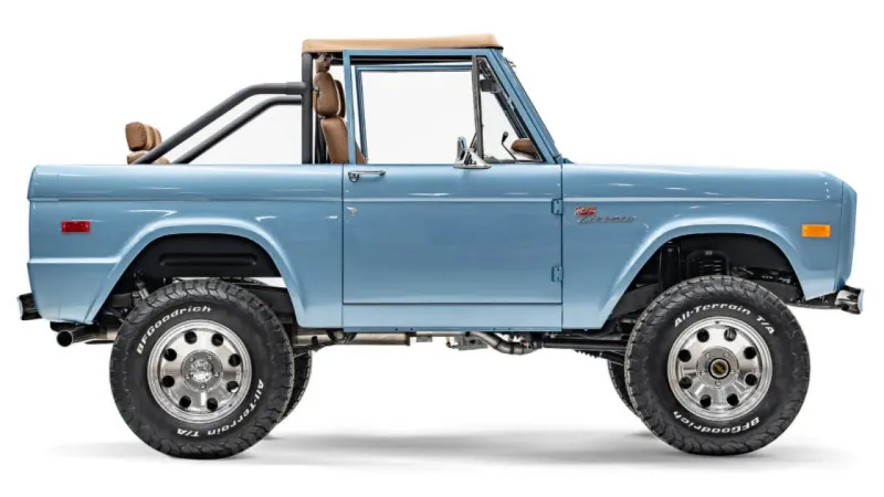 Nostalgia Built Right - '72 Brittany Blue Classic Ford Bronco