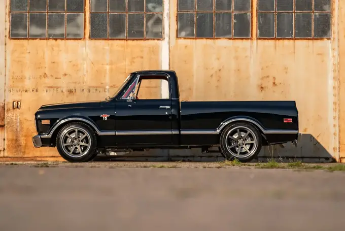 Classic Chevrolet C10 Side Profile