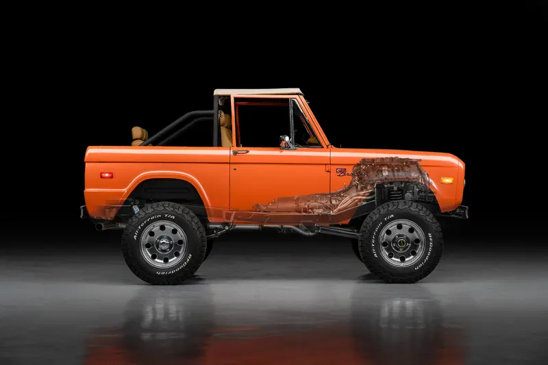 Velocity Ford Bronco Technical Illustration