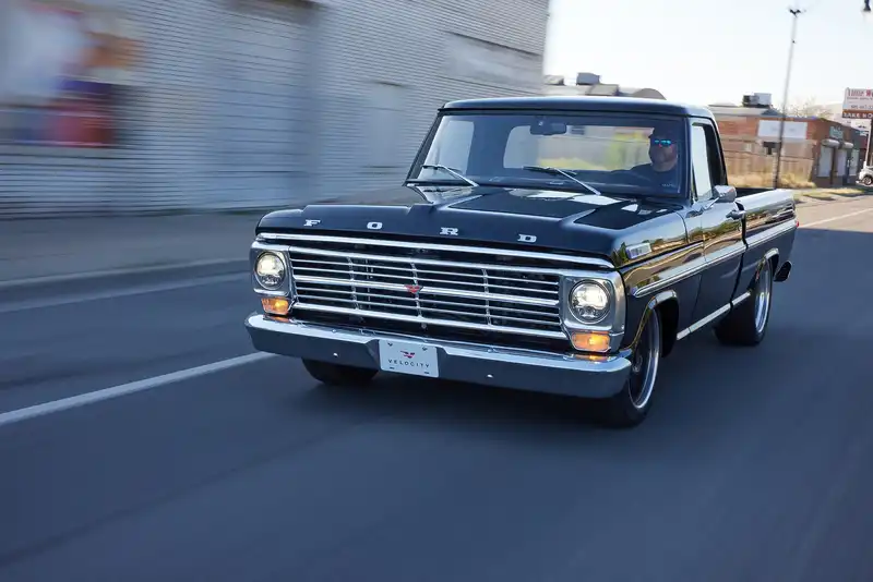 Velocity Classic Ford F100 Driving