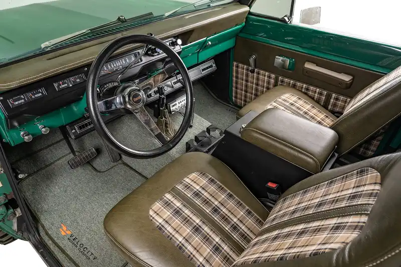 Classic International Scout Restomod Interior