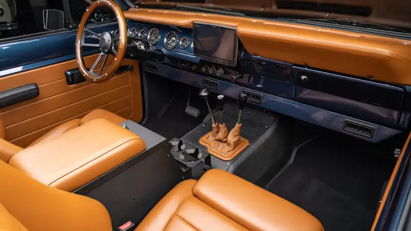 Classic International Scout Restomod Interior