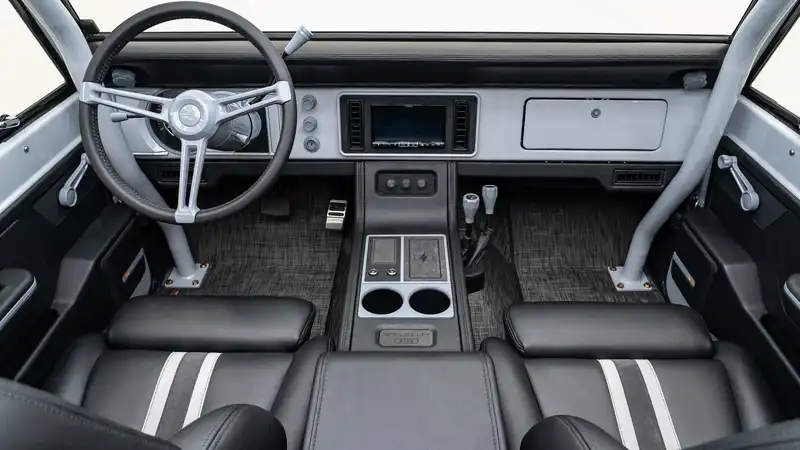 Velocity Heritage Series 1977 Ford Bronco exclusive interior