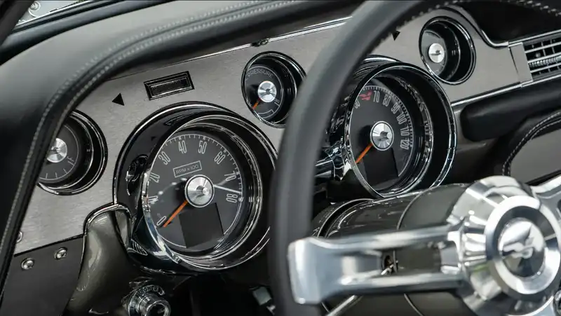 classic Ford Mustang dakota digital gauges