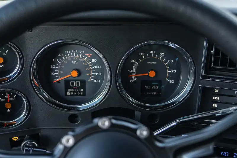 classic Chevy truck square body dakota digital gauges