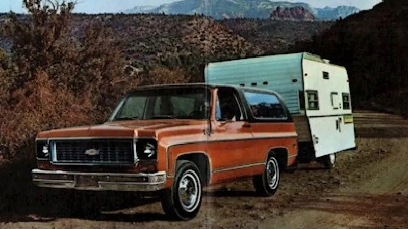 Second Gen Chevy Blazer towing