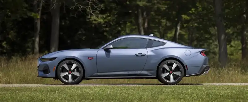 Brittany Blue 2025 Ford Mustang 60th Anniversary