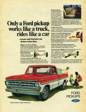 Classic Ford F Series Advert