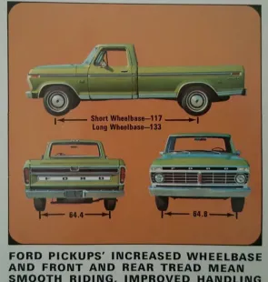 1973 Ford F Series Dentside Truck
