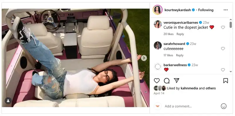 Social Bronco Kourtney Kardashian