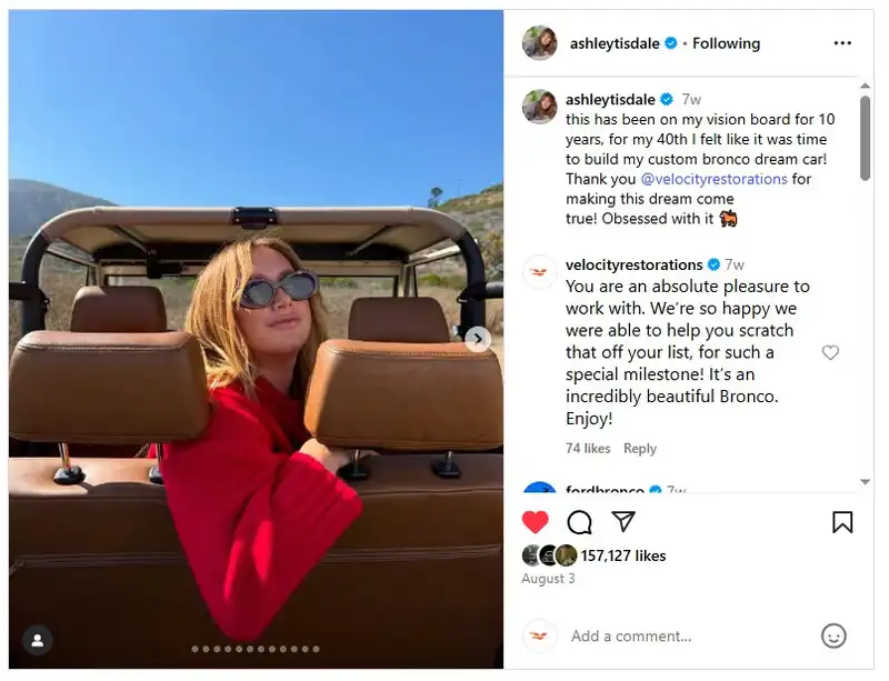 Social Bronco Ashley Tisdale