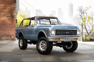 Urban Sophistication_Blue Classic Chevy K5 Blazer