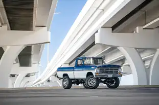 Urban Sophistication_Blue Classic Ford F150
