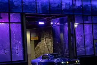 Urban Sophistication_Blue Classic Ford Mustang