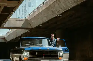 Urban Sophistication_Blue Classic Ford F100