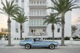 Urban Sophistication_Blue Ford Mustang