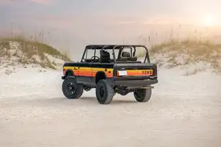 Coastal Escapes_Black Classic Ford Bronco