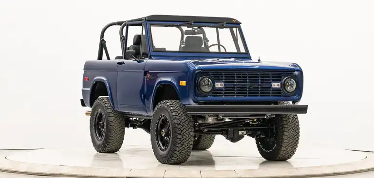 Black and Blue: This Classic Ford Bronco is a Bruiser