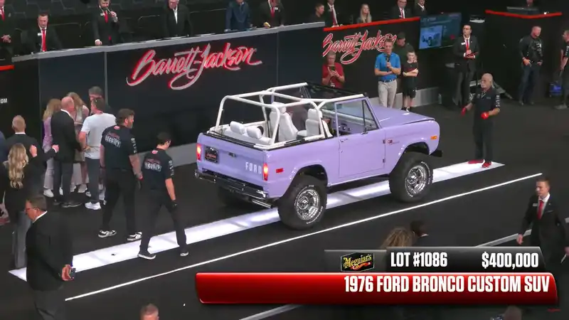 Barrett Jackson Classic Ford Bronco Auction 1086