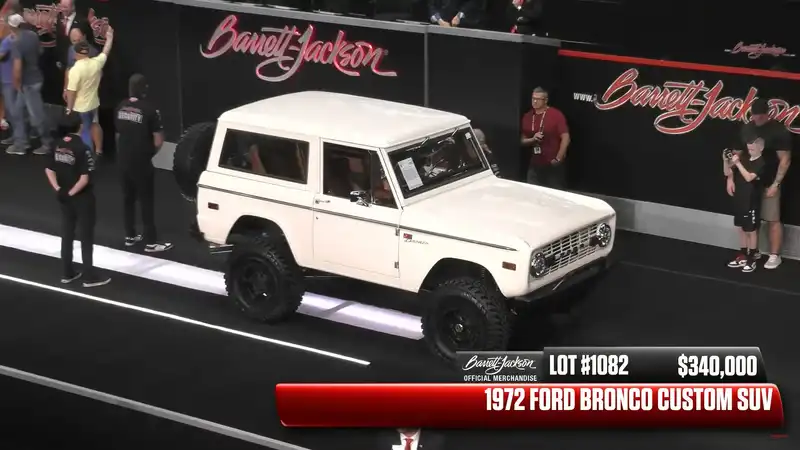 Barrett Jackson Classic Ford Bronco Auction 1082