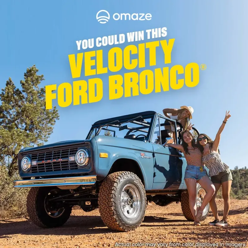 Omaze Velocity Ford Bronco