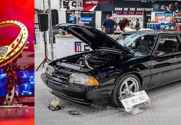 Velocity’s Fox Body Mustang Wins HP Tuners Precision Engineering Award At SEMA