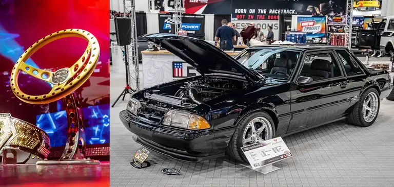 Velocity’s Fox Body Mustang Wins HP Tuners Precision Engineering Award At SEMA
