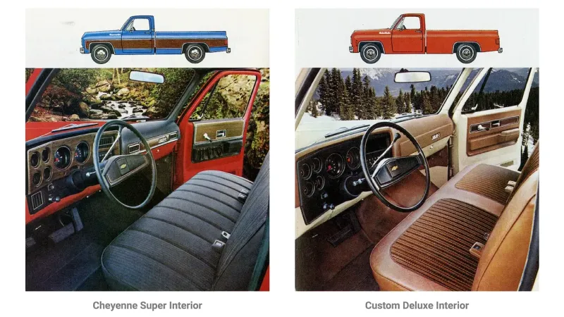 73 Chevy Interior