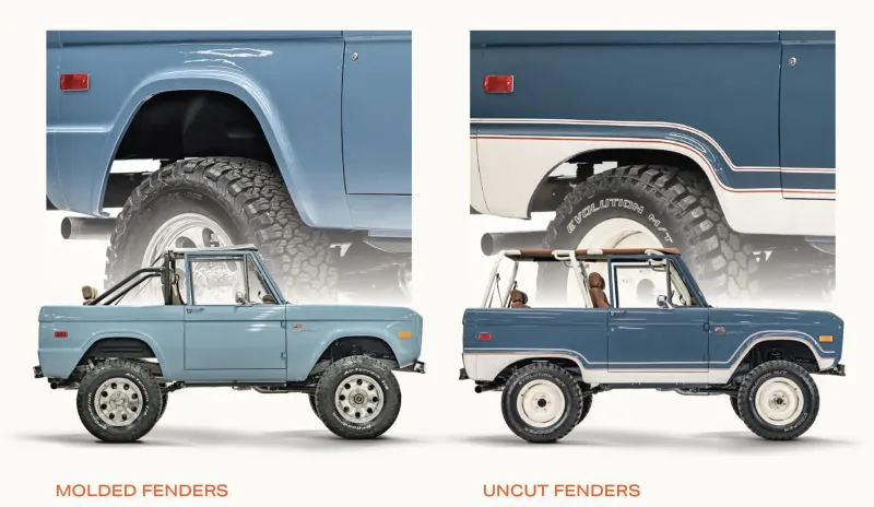 Bronco Molded And Uncut Fenders