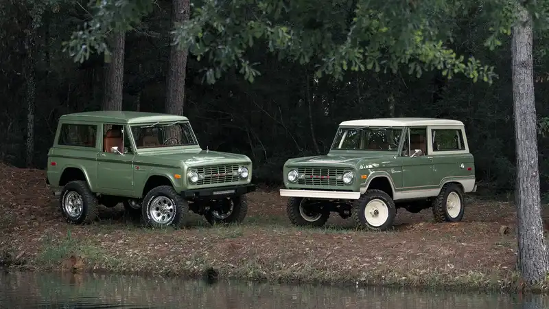 Velocity vintage Broncos for overlanding and off-roading