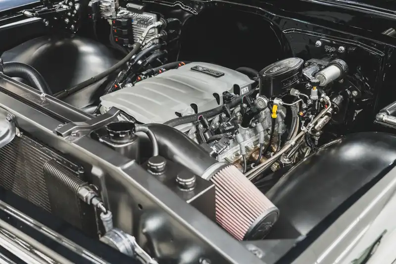 Restomod Engine Bay