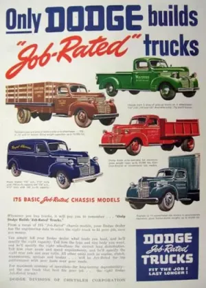 Dodge Job Rated Trucks