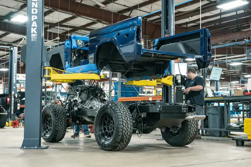 Velocity Restomod during the Buil Process
