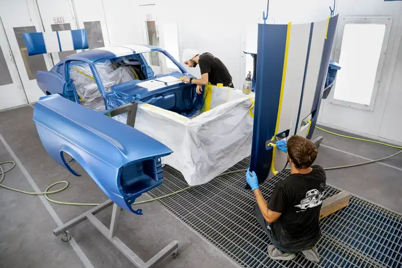 Velocity Ford Mustang in Paint and Bodywork